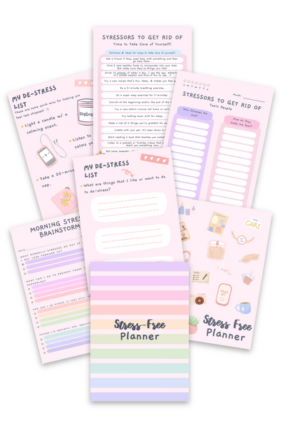 Stress-Free Planner {160+ Pages}