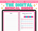 Digital Medical Binder {110+ Pages}
