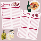 Vintage Grocery list (2 Pages)