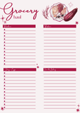 Vintage Grocery list (2 Pages)