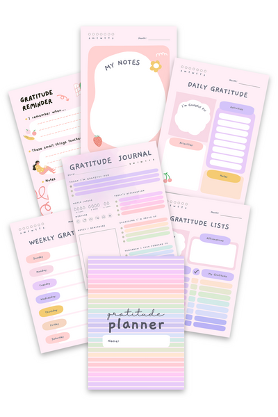 Gratitude Planner & Journal {120+ Pages}