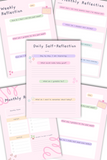 One Month Self-Reflection Planner {35+ Pages}