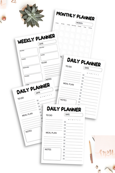 daily weekly monthly planner