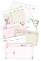 Printable Calendars {10 Pages}
