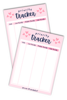 Priority Tracker {10 Pages}