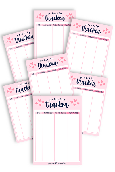 Priority Tracker {10 Pages}